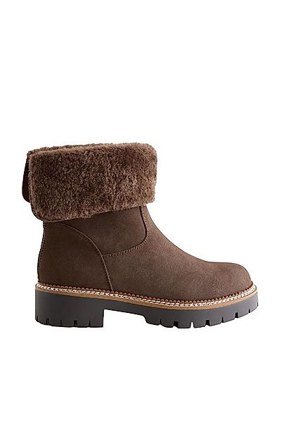 Next Forever Comfort® Stiefeletten mit Kunstfellrand Stiefelette (1-tlg) günstig online kaufen