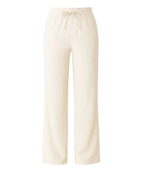 fashionshowcase Palazzohose 40 Creme-Weiß Weiches & luftiges Material, leic günstig online kaufen