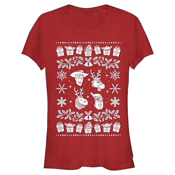 Disney - Toy Story - Gruppe Sweater Story - Weihnachten - Frauen T-Shirt günstig online kaufen