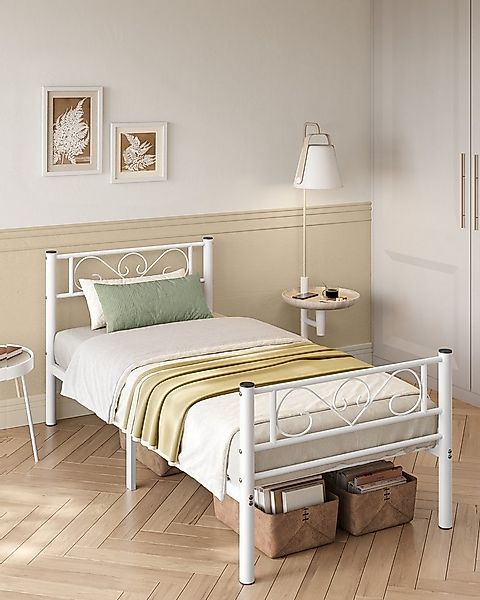 VASAGLE Bettgestell (2-tlg., 2er Set, 90 x 200 cm), aus Metall, Bettrahmen, günstig online kaufen