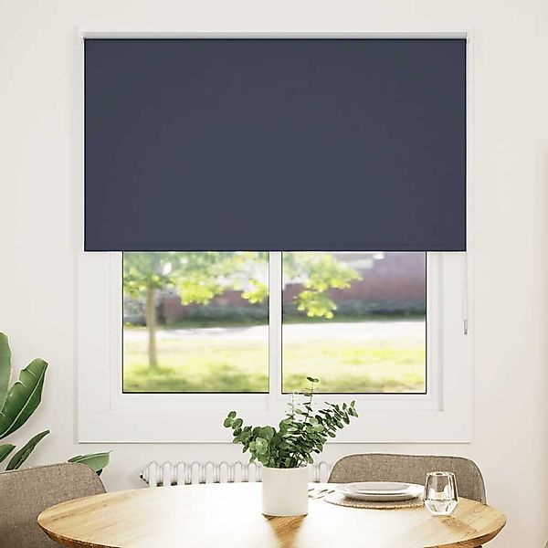 Rollo Verdunkelungsrollo Marineblau 120x130 cm Stoffbreite günstig online kaufen