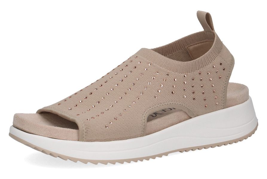 Caprice Plateausandale, Keilabsatz, Schlupfschuh, Komfortschuh mit glänzend günstig online kaufen