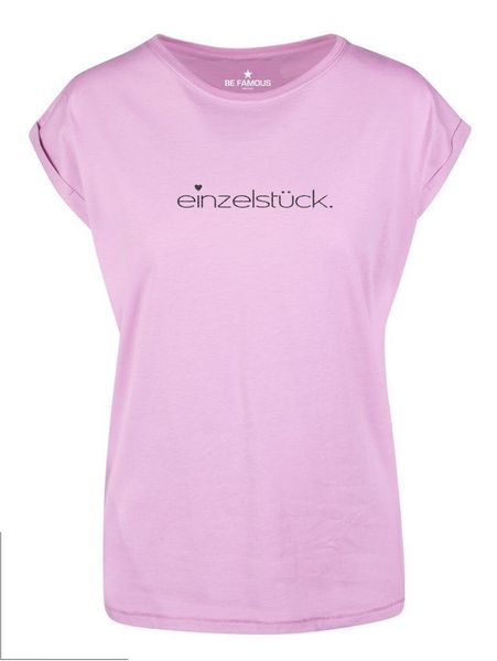 Print-Shirt Be Famous Women Rolled T-Shirt. günstig online kaufen