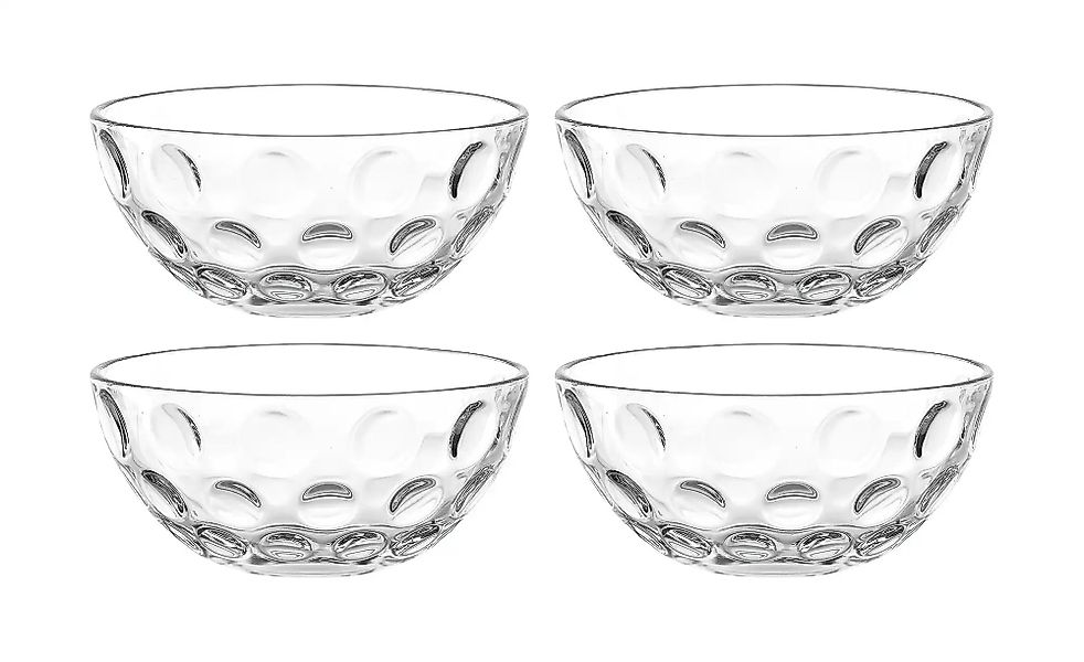 LEONARDO 4er-Schalenset  Cucina Optic ¦ transparent/klar ¦ Glas ¦ Maße (cm) günstig online kaufen