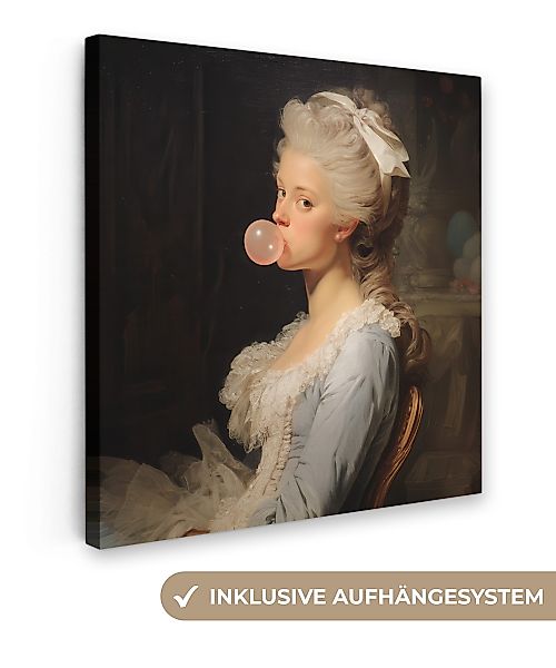 OneMillionCanvasses® Leinwandbild Frau - Barockes Kleid günstig online kaufen