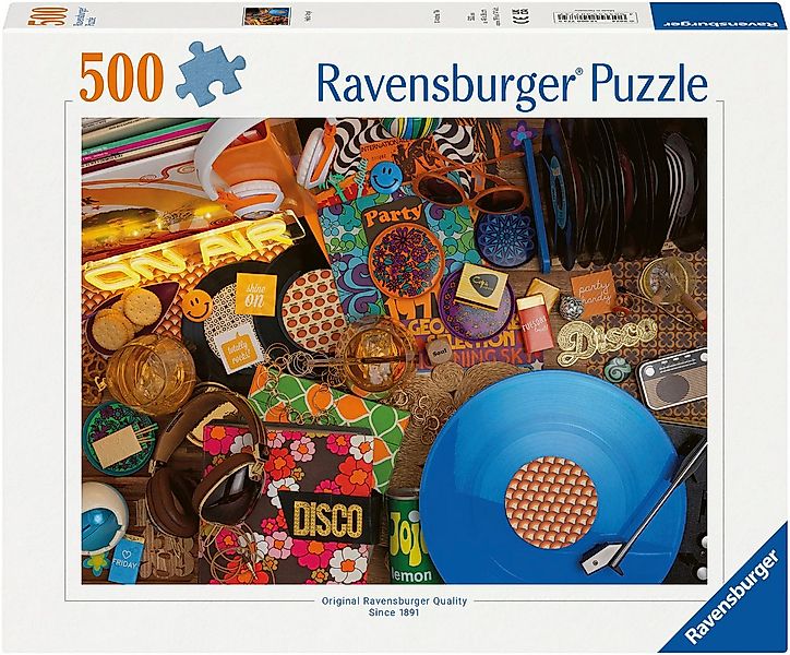 Ravensburger Puzzle Hallo Vinyl!, 500 Puzzleteile, Made in Germany günstig online kaufen