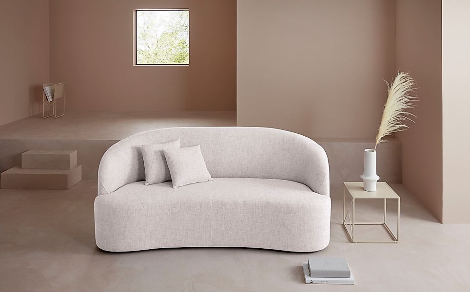LeGer Home by Lena Gercke 3-Sitzer "Dilara", gerundete Rückenlehne und Fron günstig online kaufen