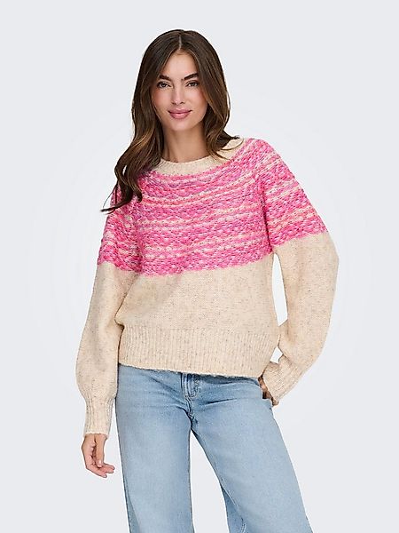 ONLY Strickpullover ONLSIDONA LIFE LS JQ O-NECK KNT günstig online kaufen