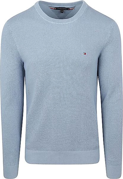 Tommy Hilfiger Structure Pullover Indigo  - Größe M günstig online kaufen
