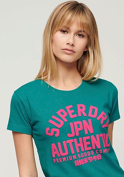 Superdry Print-Shirt "PUFF PRINT ARCHIVE FITTED TEE" günstig online kaufen