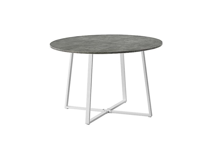 B&D home Esstisch NOA, Metallgestell schwarz oder weiß, rund, 110x110cm, pl günstig online kaufen