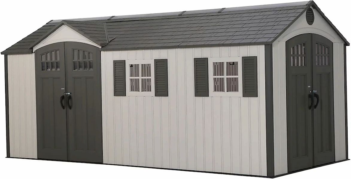Lifetime Gerätehaus "Chateau", (Set), Kunststoff, inkl. Fußboden, Regale un günstig online kaufen