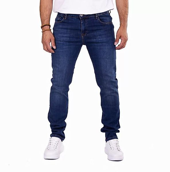 Denim Distriqt Slim-fit-Jeans Lässige Herren Regular Fit Jeans mit stretch günstig online kaufen