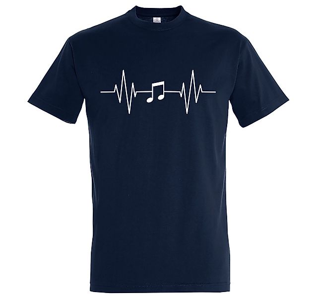 Youth Designz T-Shirt Heartbeat Musik Note günstig online kaufen