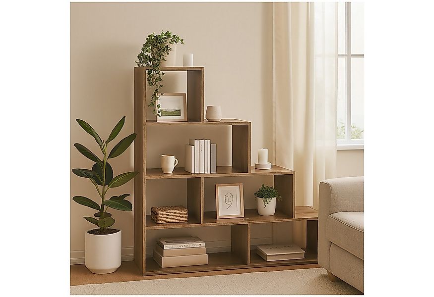 HTI-Living Bücherregal Bücherregal Thekla 11430, Stück, Stufenregal Raumtei günstig online kaufen