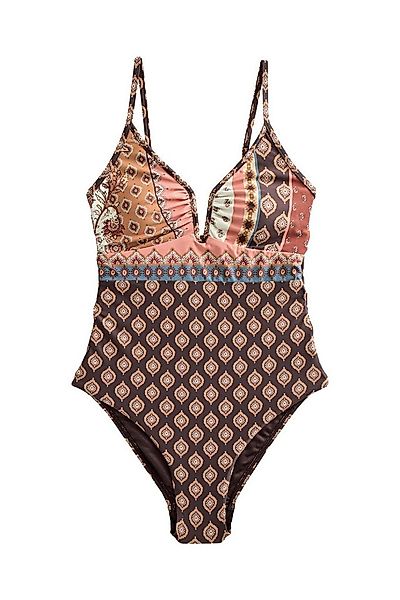 Next Badeanzug Ausgeschnittener, bauchformender Badeanzugt (1-St) günstig online kaufen