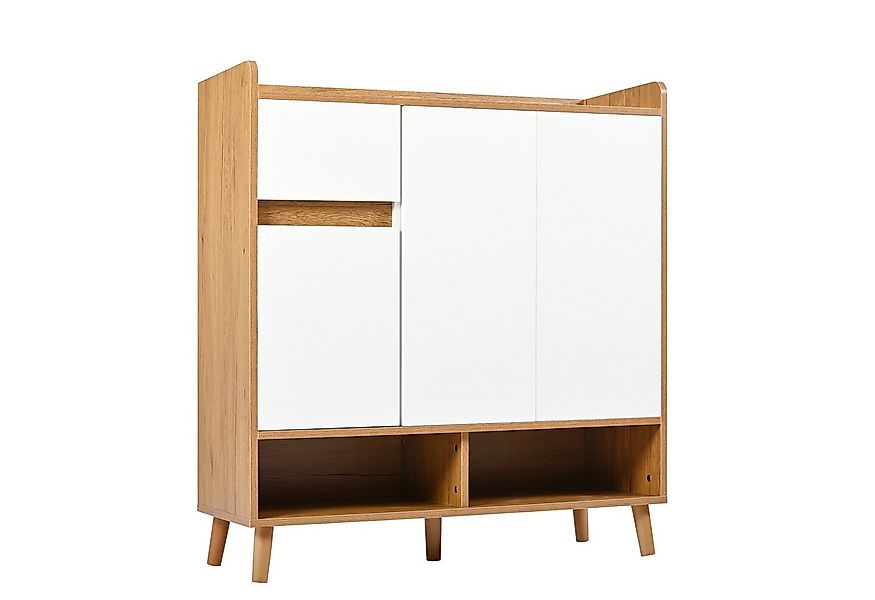 Merax Schuhschrank mit 1 Schublade, 2 Türen und Stauraum (1-St., Schuhschra günstig online kaufen