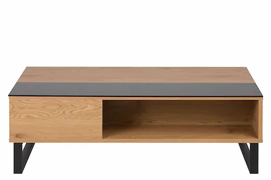 ACTONA GROUP Couchtisch »Azalea«, Sofatisch, Kaffeetisch, Glas, Kufengestel günstig online kaufen