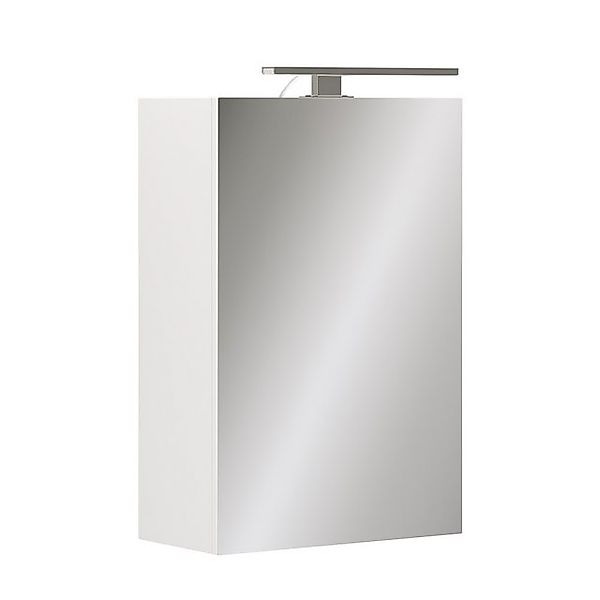 Vicco Badezimmerspiegelschrank Lavio, Weiß, 40 x 60 cm mit LED-Beleuchtung günstig online kaufen