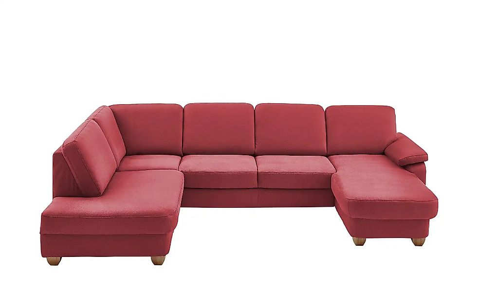 meinSofa Wohnlandschaft  Oliver ¦ rot ¦ Maße (cm): B: 300 H: 85 T: 202.0 Po günstig online kaufen