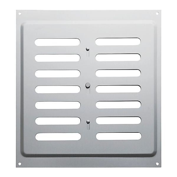 SOTECH Edelstahl Lüftungsgitter Oval 260 x 240 mm mit Schiebeverschluss Ver günstig online kaufen
