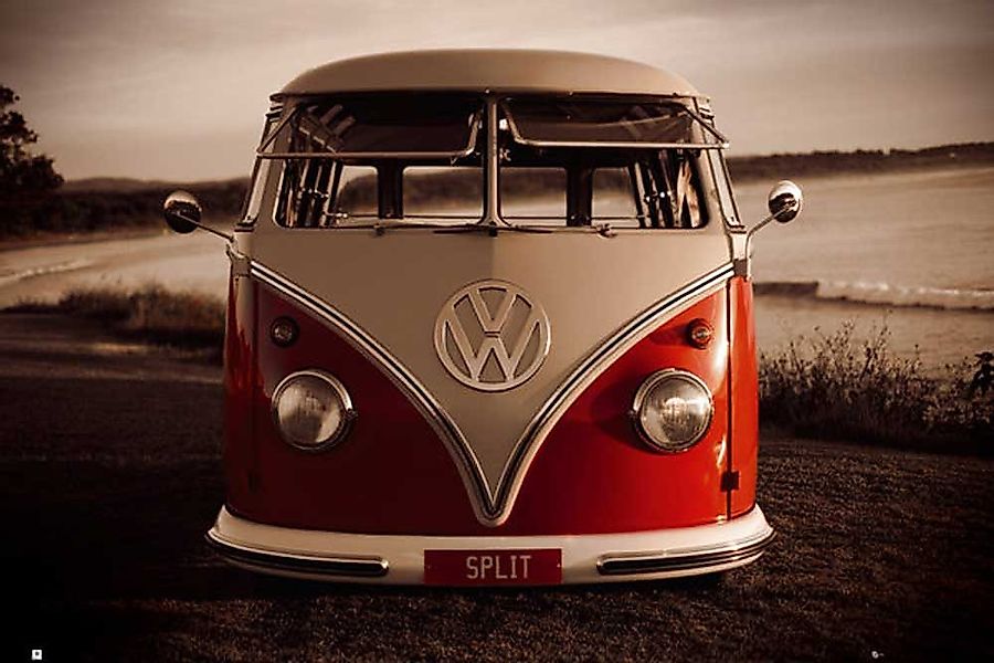 Poster Volkswagen - Poster - Split günstig online kaufen