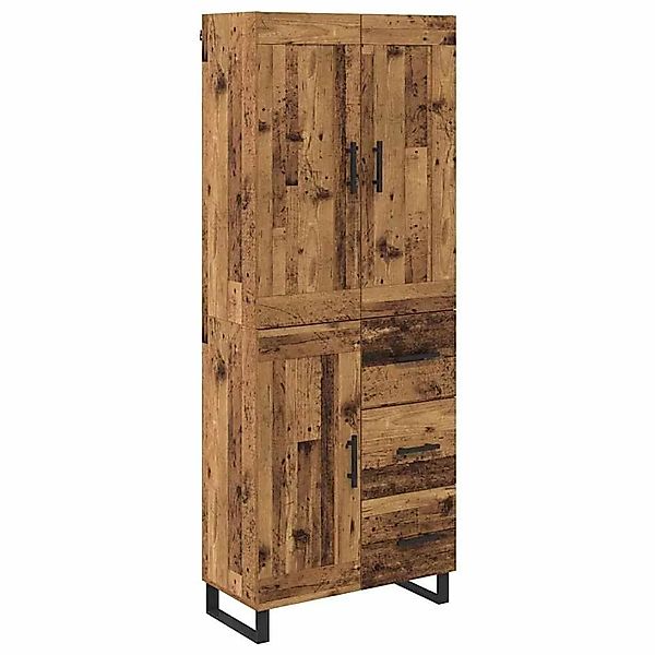 vidaXL Highboard Altholz 69,5 x 34 x 180 cm Holzwerkstoff 3415609 günstig online kaufen