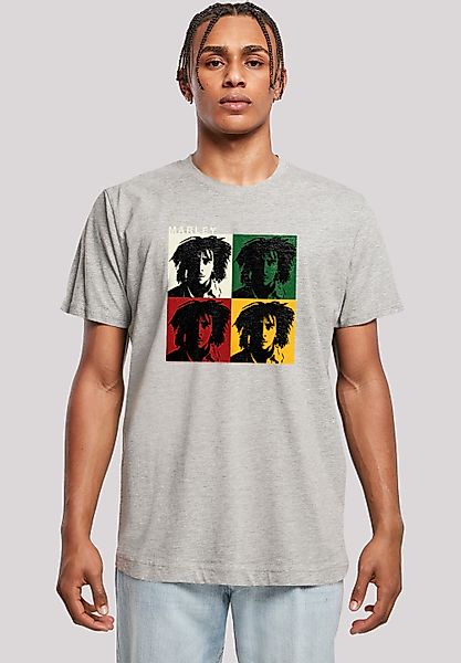 F4NT4STIC T-Shirt "Bob Marley Colour Blocks Two Sleeves Reggae Music", Prem günstig online kaufen