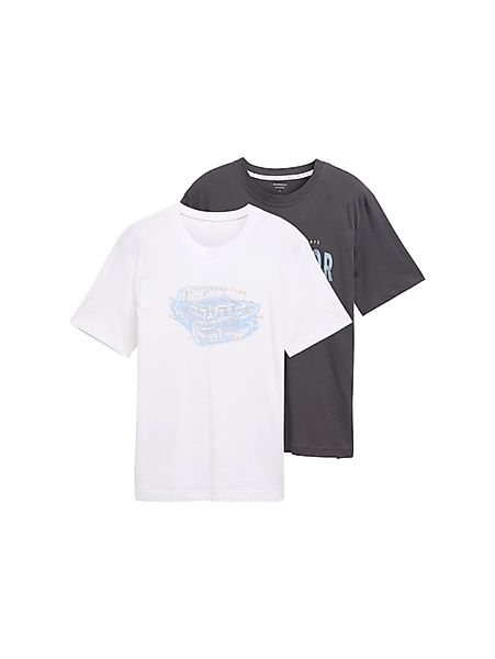 TOM TAILOR T-Shirt (Packung, 2-tlg) mit günstig online kaufen