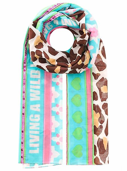 Zwillingsherz Modeschal "Wild Life", mit buntem günstig online kaufen