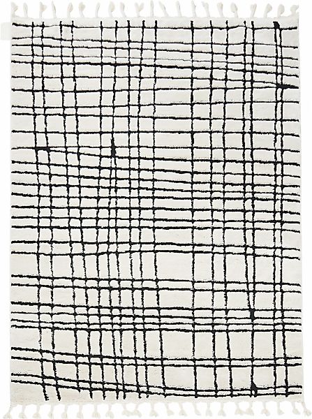 done. Teppich "RIVER" rechteckig 10 mm Höhe modernes Scandi Design, kariert günstig online kaufen