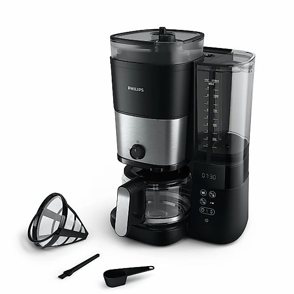 Philips Kaffeemaschine mit Mahlwerk "HD7900/50 All-in-1 Brew" Permanentfilt günstig online kaufen