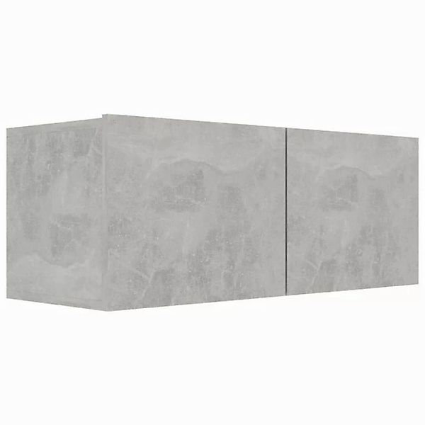 furnicato TV-Schrank Betongrau 80x30x30 cm Holzwerkstoff (1-St) günstig online kaufen