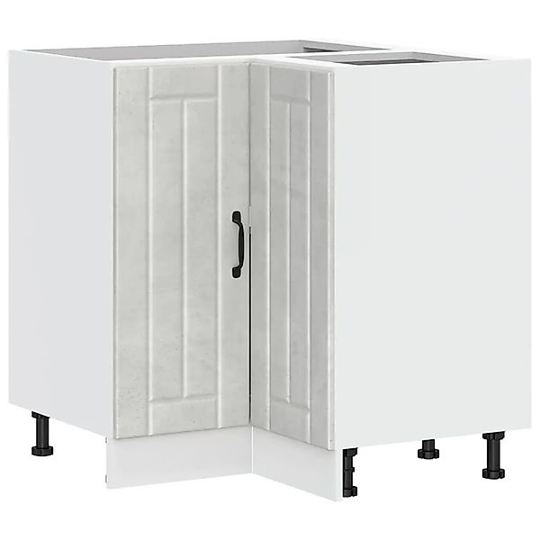 vidaXL Küchen-Eckunterschrank Lucca Betongrau Holzwerkstoff 853751 günstig online kaufen