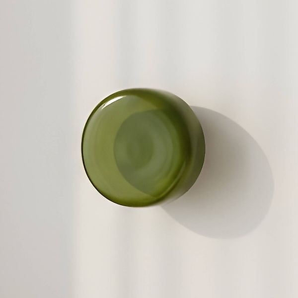 Wandleuchte BonBon, grün, Ø 16 cm, Glas günstig online kaufen