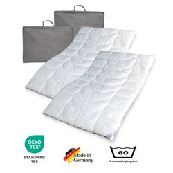 Sympathica Microfaserbettdecke 2x warme Allergiker Winter günstig online kaufen