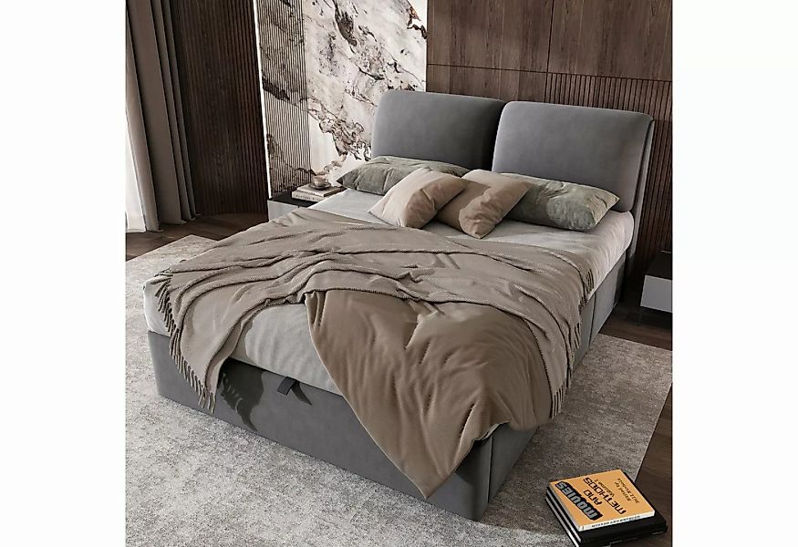 Gotagee Polsterbett Polsterbett 140x200cm hydraulisches Bett Doppelbett mod günstig online kaufen