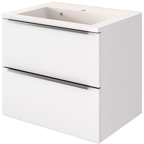 Held Möbel Gäste-Waschtisch Monza 60 cm matt Weiß-Weiß - 39 cm tief günstig online kaufen