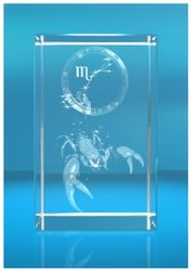 Dekofigur 3D Glasquader I Sternzeichen PRO günstig online kaufen