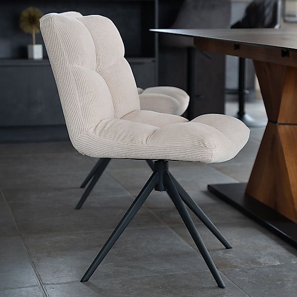HOME DELUXE Esszimmerstuhl drehbar 2er - günstig online kaufen