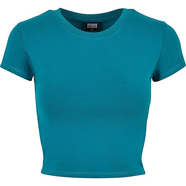 URBAN CLASSICS T-Shirt Urban Classics Damen Ladies Stretch Jersey Cropped günstig online kaufen