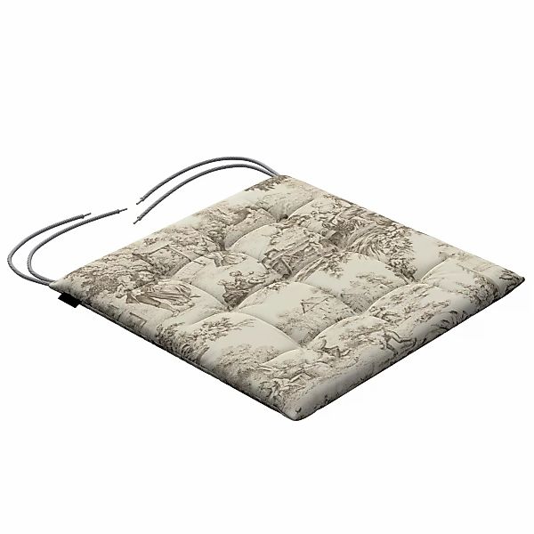 Stuhlkissen Jonas mit Bindeschnur, ecru-beige, 40 x 40 x 3,5 cm, Avinon (14 günstig online kaufen