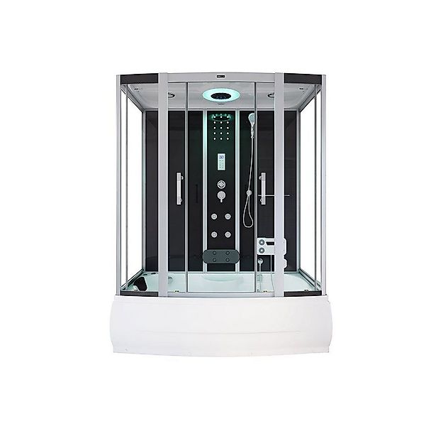 HOME DELUXE Dampfdusche DIAMOND - Schwarz, BxT: 170x90 cm, Dampfsauna, Bade günstig online kaufen