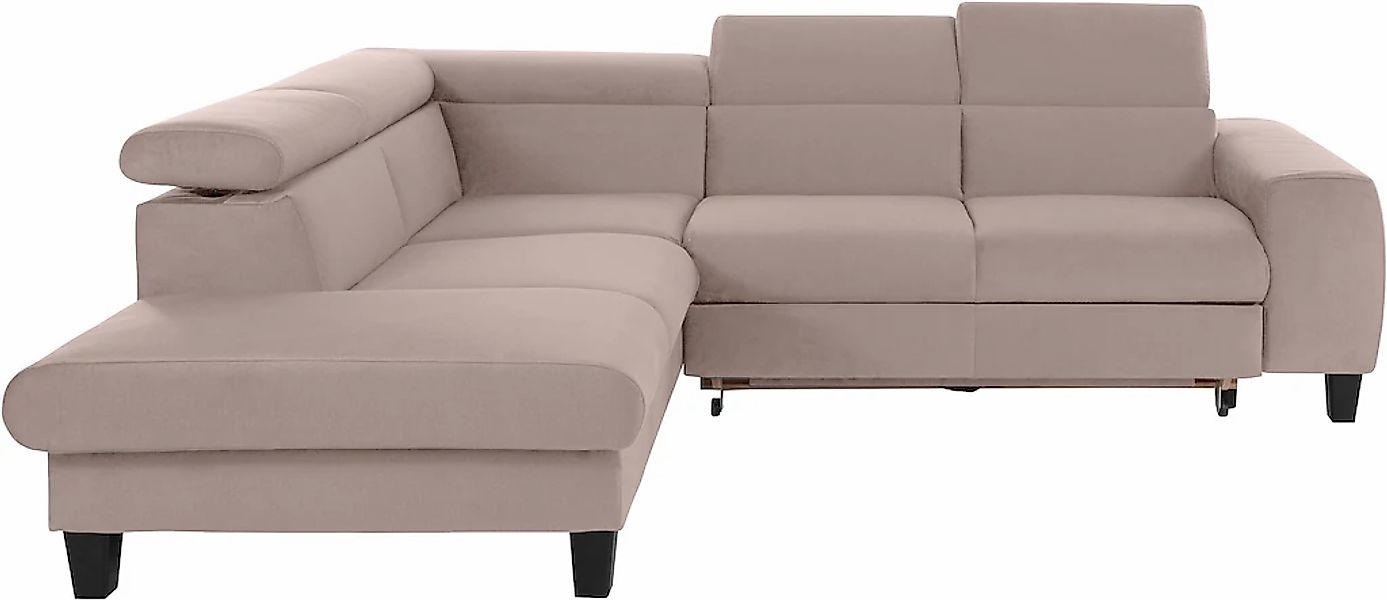 COTTA Ecksofa "Morven L-Form" wahlweise mit Bettfunktion, Bettkasten & Wire günstig online kaufen