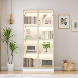 FUFU&GAGA Glasvitrine mit 2 Glastüren und günstig online kaufen