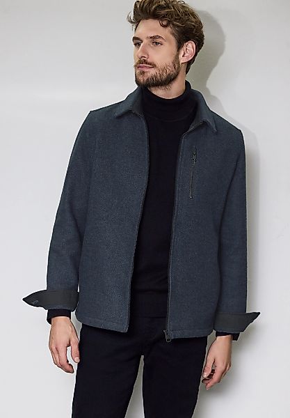 STREET ONE MEN Kurzjacke ohne Kapuze mit Materialmix günstig online kaufen