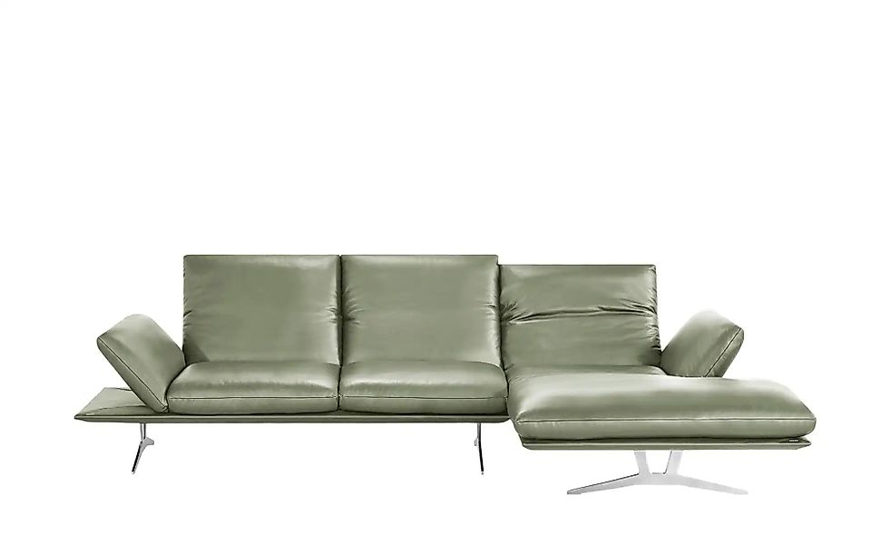 KOINOR Ecksofa Echtleder Francis ¦ grün ¦ Maße (cm): B: 314 H: 93 T: 159.0 günstig online kaufen