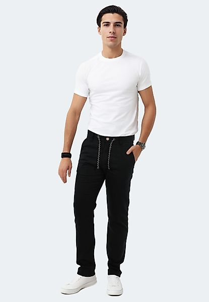 Indicode Stoffhose "Inboris", mit innen liegendem Kordelzug günstig online kaufen