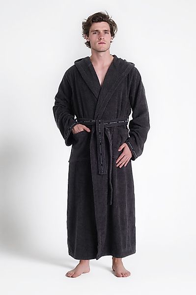 Bruno Banani Herrenbademantel Danny, Normallänge & günstig online kaufen