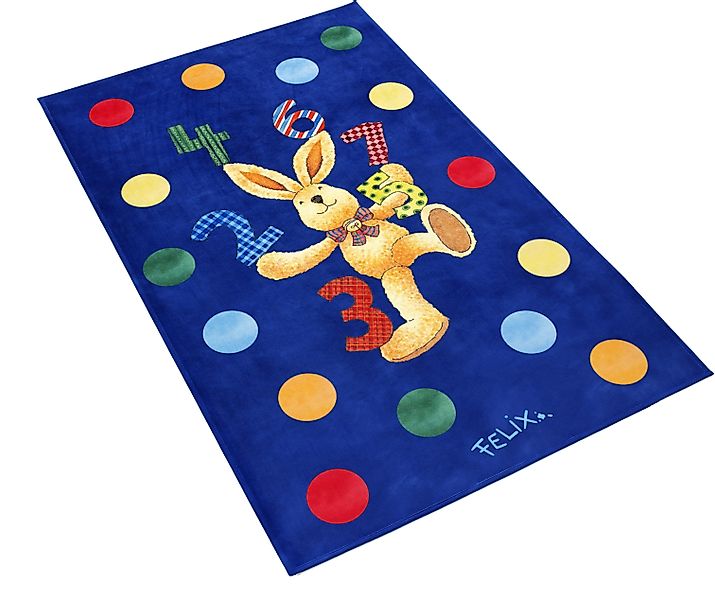 Felix der Hase Kinderteppich »FE-413«, rechteckig, 6 mm Höhe, Stoff Druck, günstig online kaufen